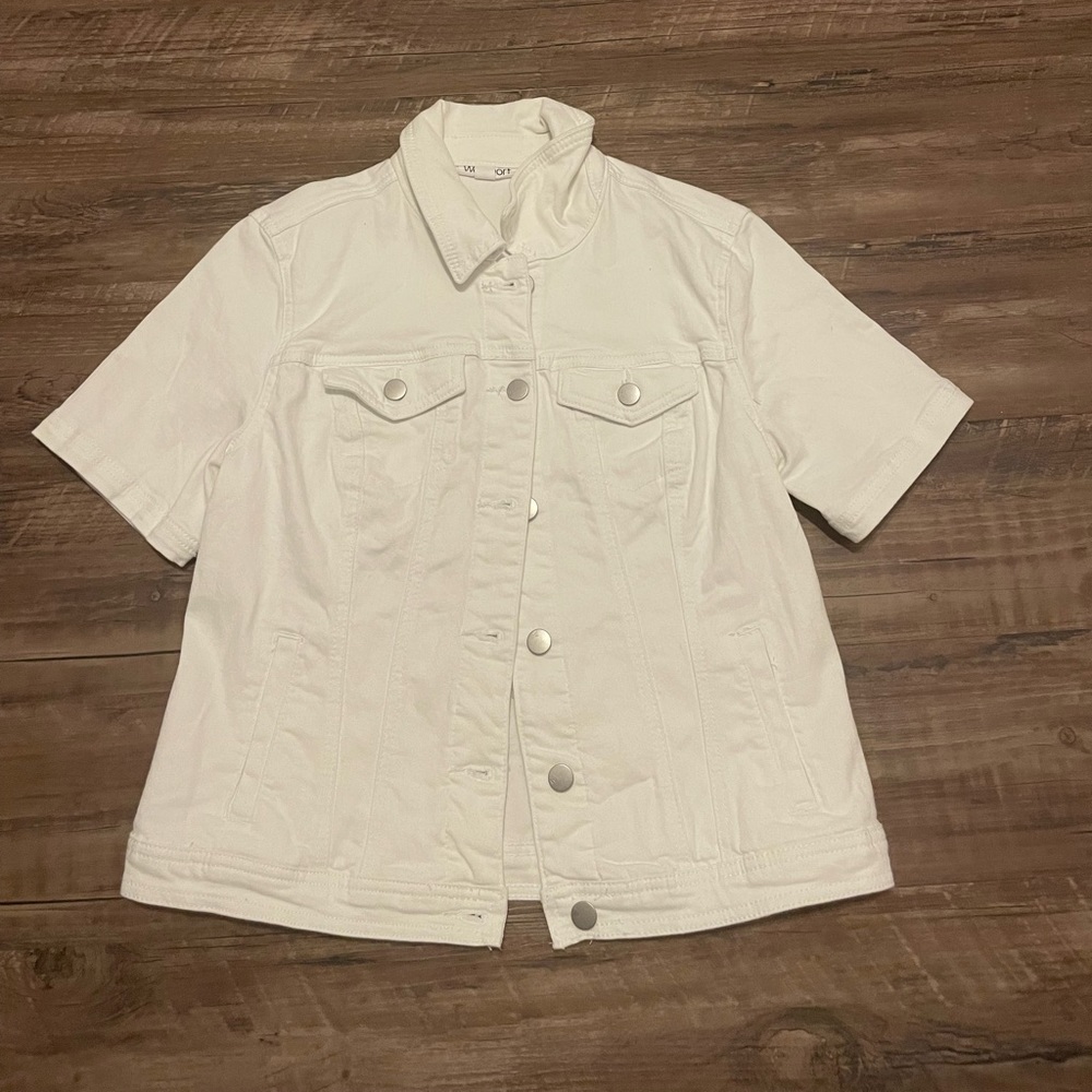 Kid’s White Jean Jacket from Westport size: S